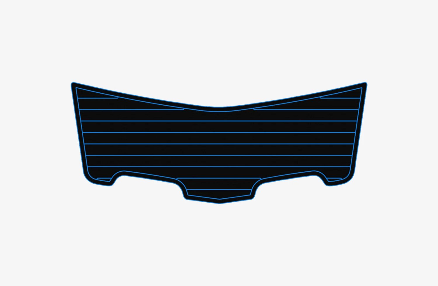 EVA foam marine flooring Mastercraft 245X30X2 (3) 1 Kit EVA foam marine flooring Mastercraft 245/X30/X2