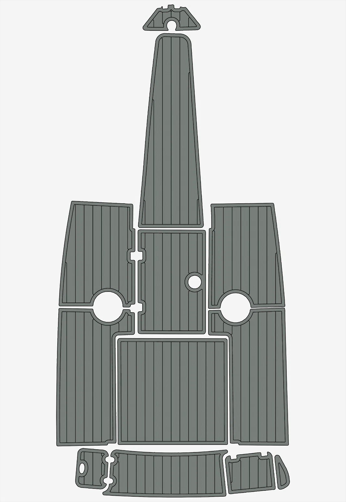 1 Kit EVA foam marine flooring 2001-2005 Crownline 225 LPX