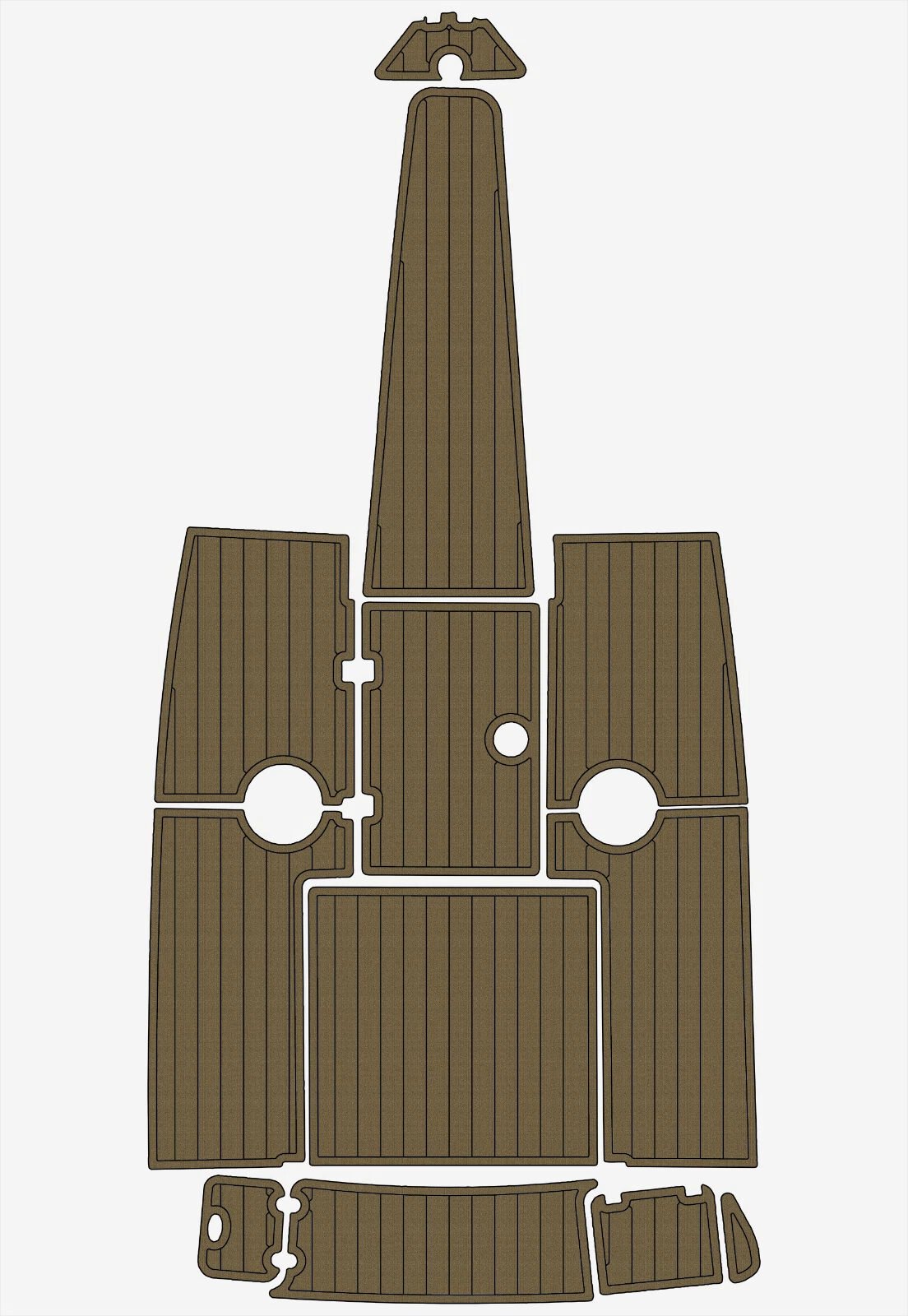 1 Kit EVA foam marine flooring 2001-2005 Crownline 225 LPX