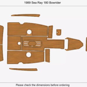 EVA Foam Boat flooring 1989 Sea Ray 180 Bowrider Marine teak deck (1) 1 Kit EVA Foam Boat flooring 1989 Sea Ray 180 Bowrider Marine teak deck