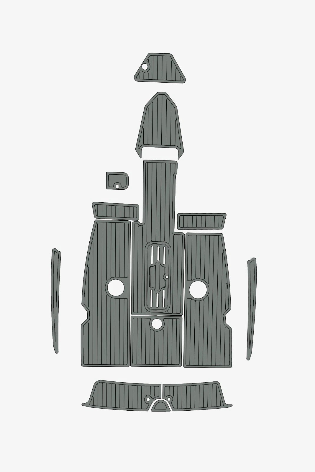 EVA Foam Boat flooring 1989 Sea Ray 180 Bowrider Marine teak deck (12) 1 Kit EVA Foam Boat flooring 1989 Sea Ray 180 Bowrider Marine teak deck