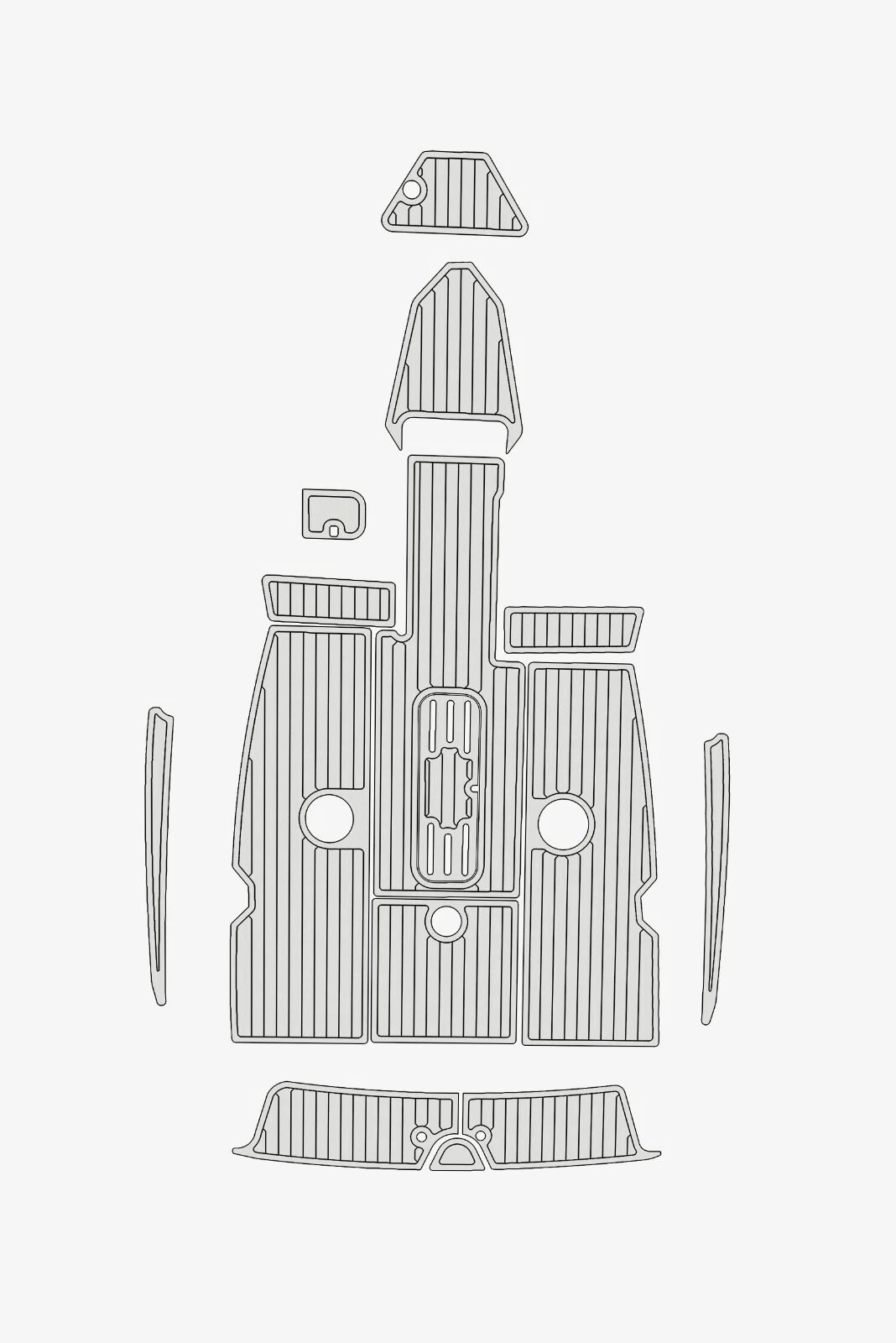 EVA Foam Boat flooring 1989 Sea Ray 180 Bowrider Marine teak deck (14) 1 Kit EVA Foam Boat flooring 1989 Sea Ray 180 Bowrider Marine teak deck
