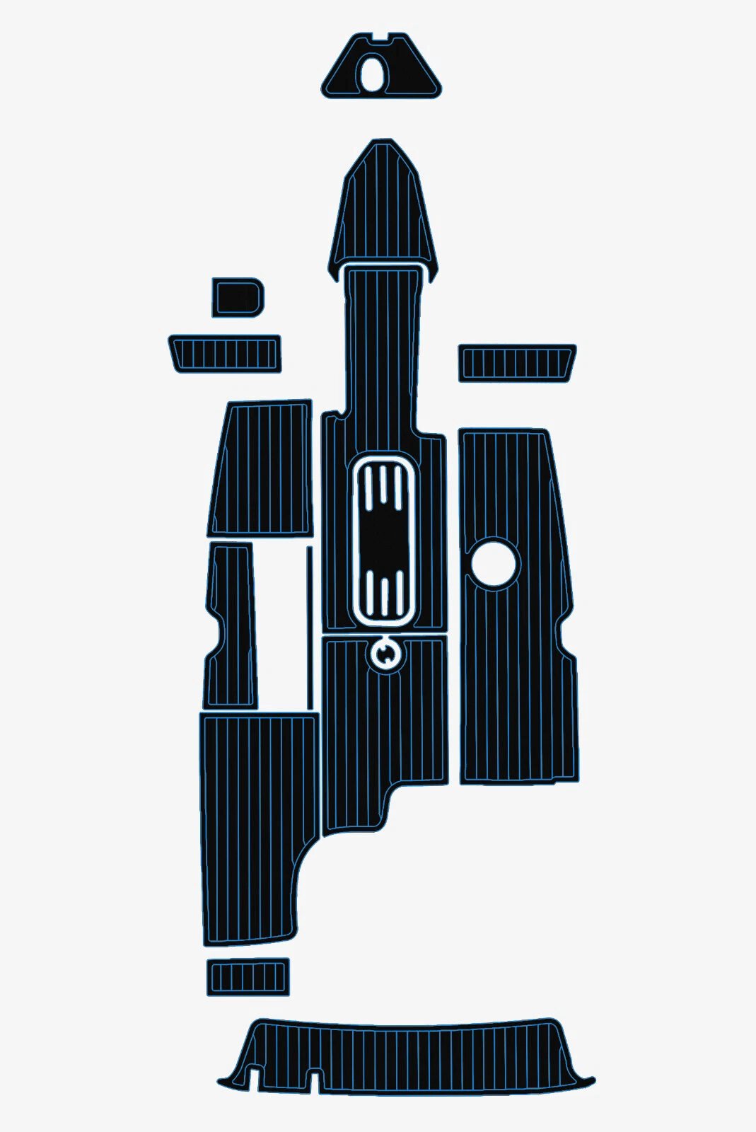 EVA Foam Boat flooring 1992 Sea Ray 220 BR Marine teak deck (3) 1 kit EVA Foam Boat flooring 1992 Sea Ray 220 BR Marine teak deck