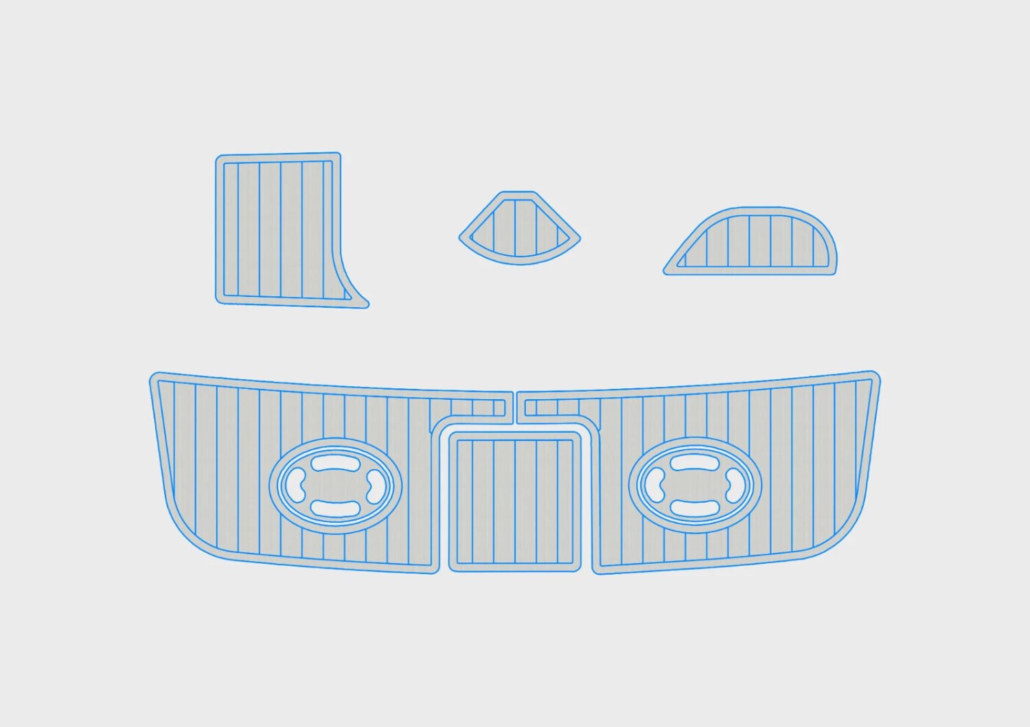 EVA Foam Boat flooring 1997-2001 Sea Ray 290 Sundancer (15) 1 kit EVA Foam Boat flooring 1997-2001 Sea Ray 290 Sundancer