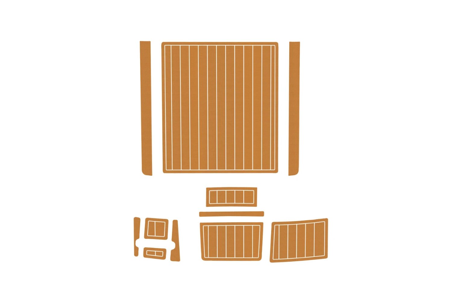 EVA Foam Boat flooring 1999-2006 Bella 652 Marine teak deck (5) 1 kit EVA Foam Boat flooring 1999-2006 Bella 652 Marine teak deck