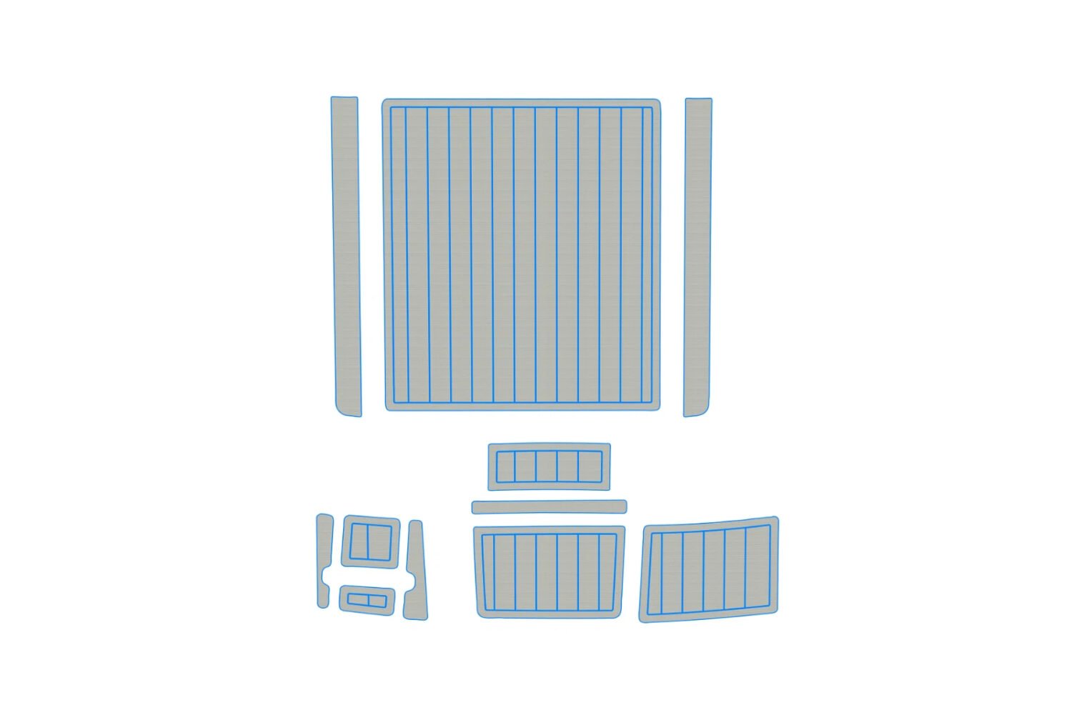EVA Foam Boat flooring 1999-2006 Bella 652 Marine teak deck (9) 1 kit EVA Foam Boat flooring 1999-2006 Bella 652 Marine teak deck