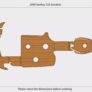 1 kit EVA Foam Boat flooring 1999 Sea Ray 210 Sundeck