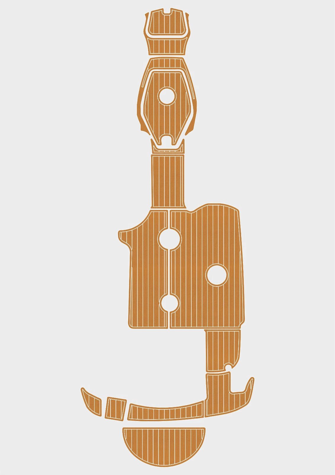 1 kit EVA Foam Boat flooring 1999 Sea Ray 210 Sundeck