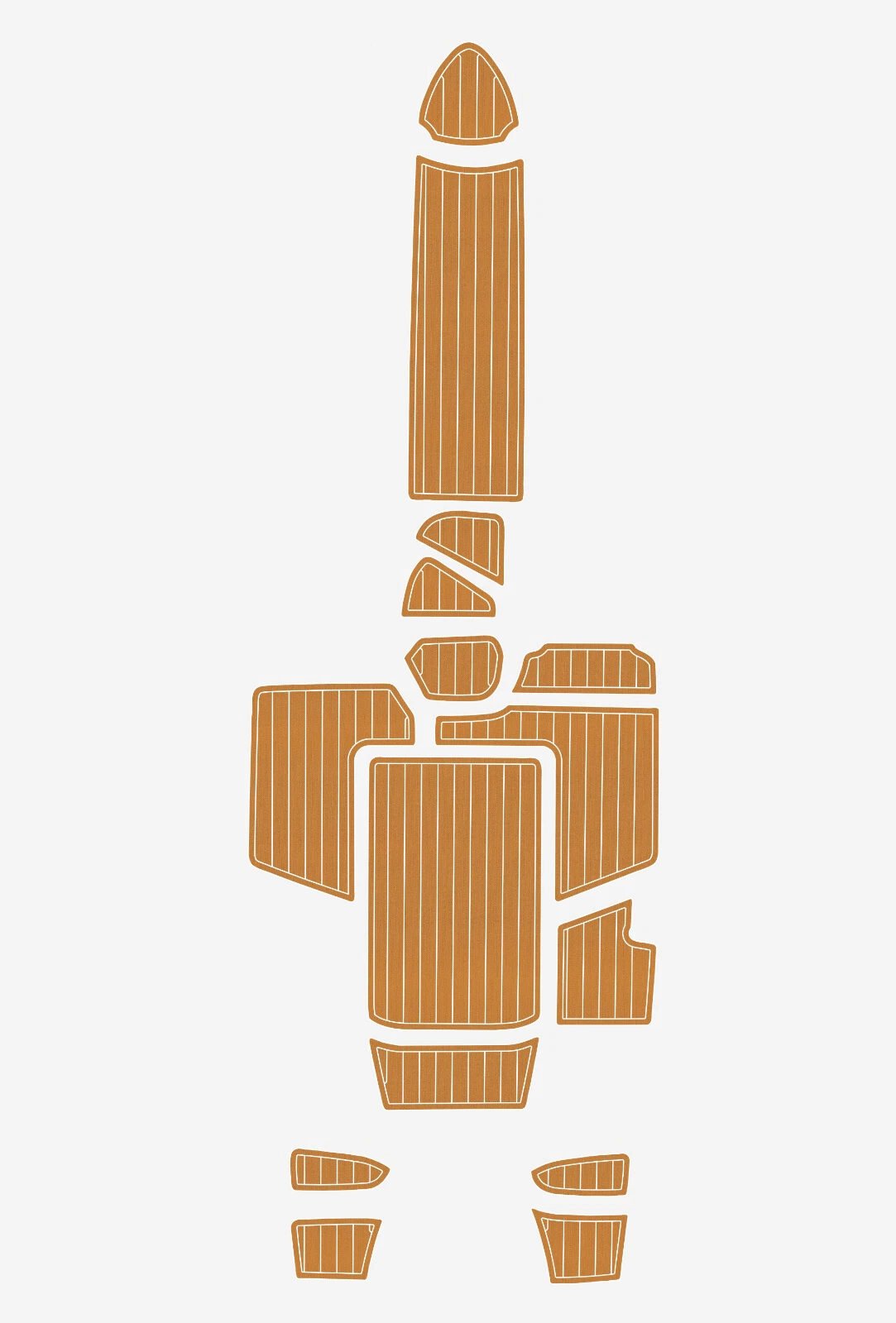 EVA Foam Boat flooring 2005-2017 Bella 620 DC (5) 1 kit EVA Foam Boat flooring 2005-2017 Bella 620 DC