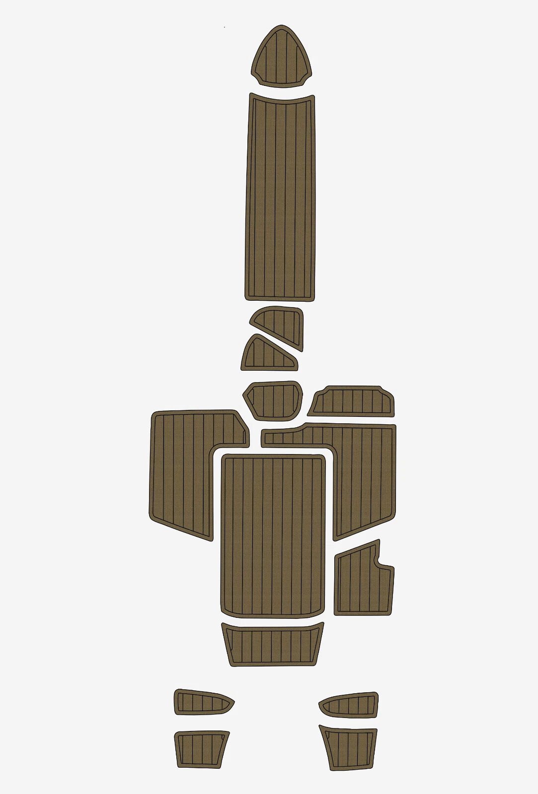 EVA Foam Boat flooring 2005-2017 Bella 620 DC (6) 1 kit EVA Foam Boat flooring 2005-2017 Bella 620 DC