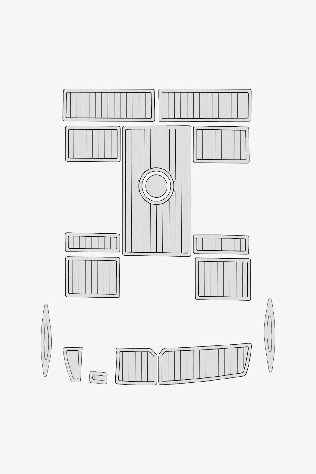 EVA Foam Boat flooring 2006 Baja Outlaw 20 (15) 1 kit EVA Foam Boat flooring 2006 Baja Outlaw 20