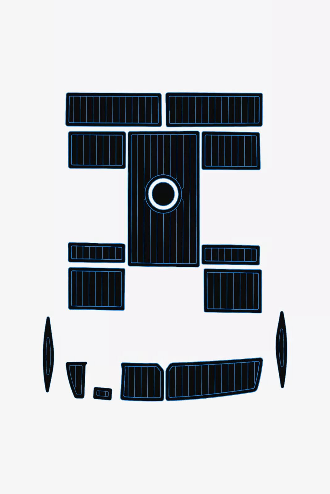 EVA Foam Boat flooring 2006 Baja Outlaw 20 (3) 1 kit EVA Foam Boat flooring 2006 Baja Outlaw 20