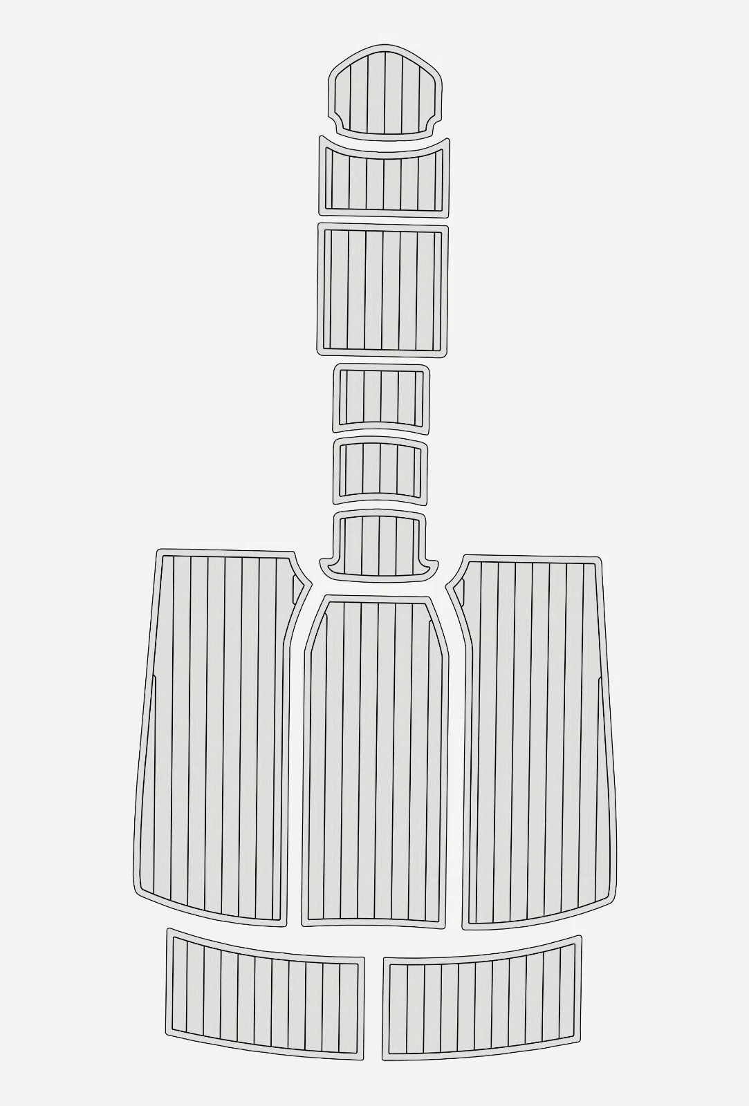 1 kit EVA Foam Boat flooring 2008-2010 Bella 570 DC