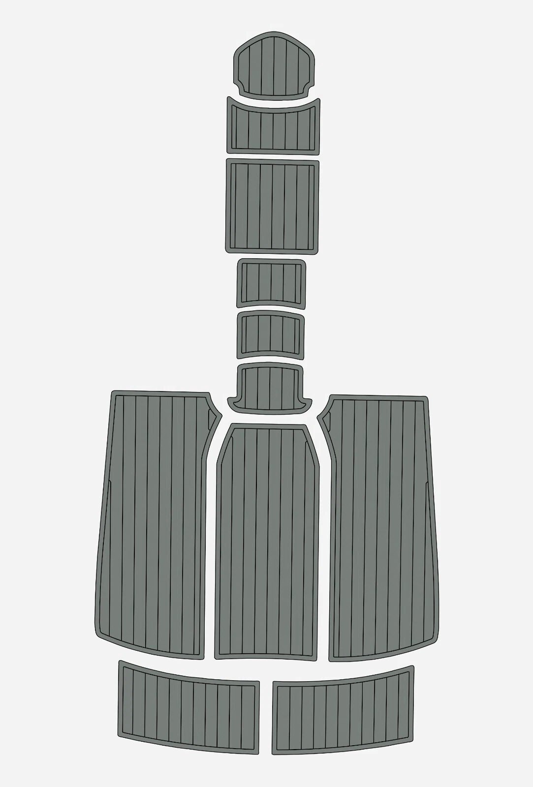 1 kit EVA Foam Boat flooring 2008-2010 Bella 570 DC