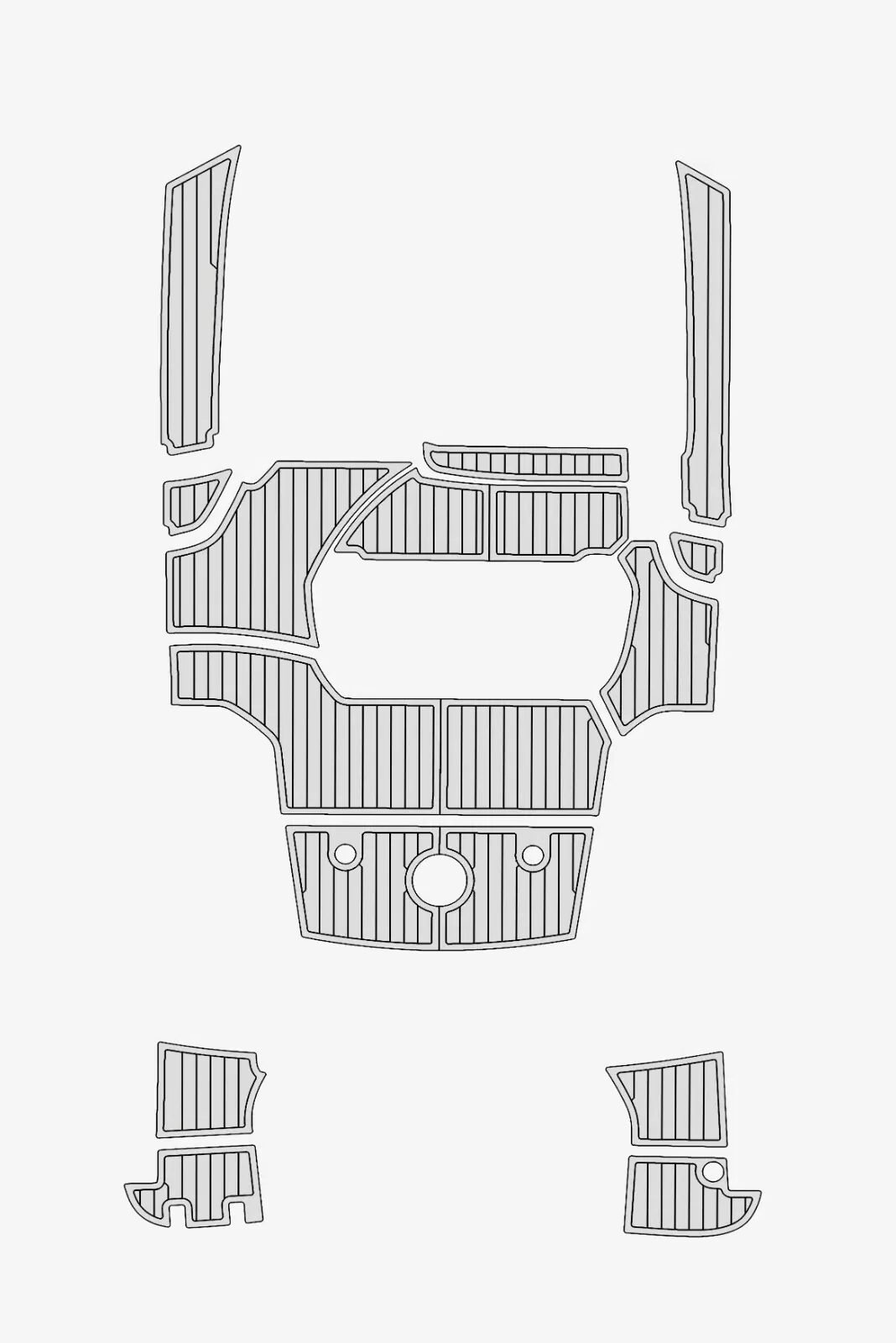 EVA Foam Boat flooring 2009 Benetau Flyer 850 (15) 1 kit EVA Foam Boat flooring 2009 Benetau Flyer 850