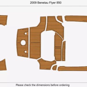 EVA Foam Boat flooring 2009 Benetau Flyer 850 (2) 1 kit EVA Foam Boat flooring 2009 Benetau Flyer 850