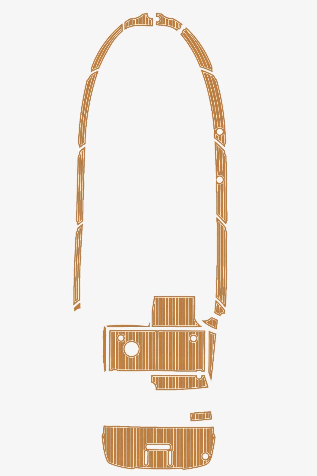 EVA Foam Boat flooring 2011 Benetau Antares 8 (11) 1 kit EVA Foam Boat flooring 2011 Benetau Antares 8