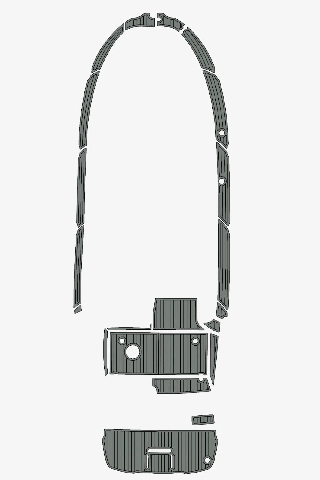 EVA Foam Boat flooring 2011 Benetau Antares 8 (13) 1 kit EVA Foam Boat flooring 2011 Benetau Antares 8