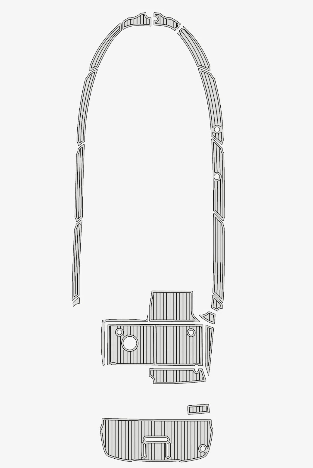 EVA Foam Boat flooring 2011 Benetau Antares 8 (15) 1 kit EVA Foam Boat flooring 2011 Benetau Antares 8