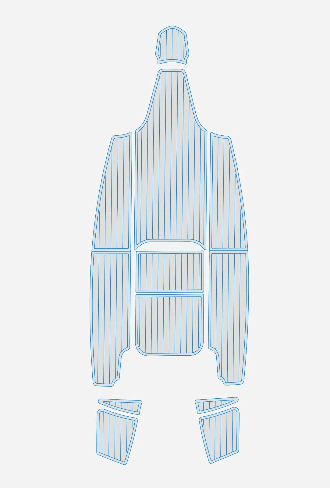 EVA Foam Boat flooring 2015 Bella 600 OCEAN&twin (11) 1 kit EVA Foam Boat flooring 2015 Bella 600 OCEAN&twin