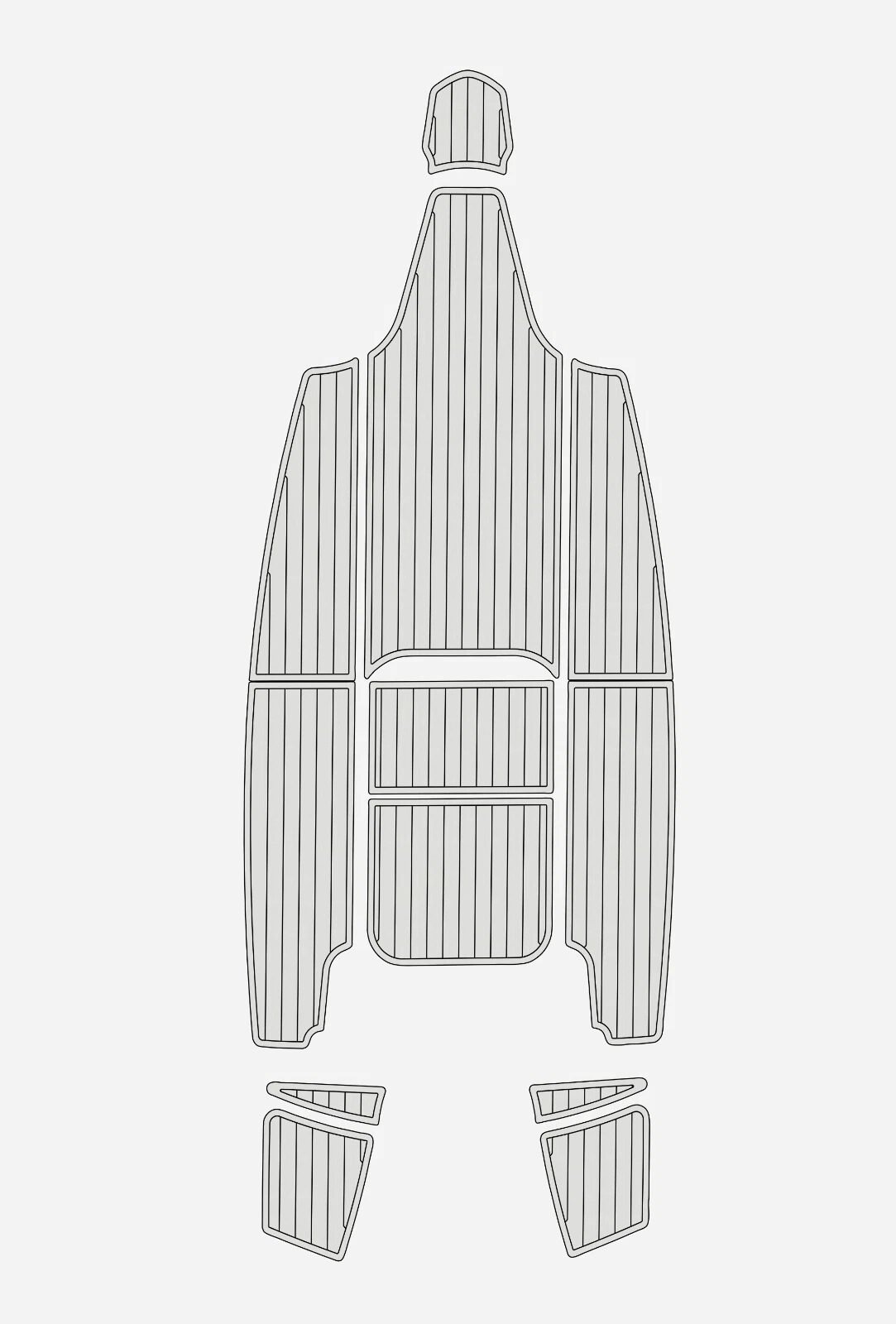 EVA Foam Boat flooring 2015 Bella 600 OCEAN&twin (14) 1 kit EVA Foam Boat flooring 2015 Bella 600 OCEAN&twin