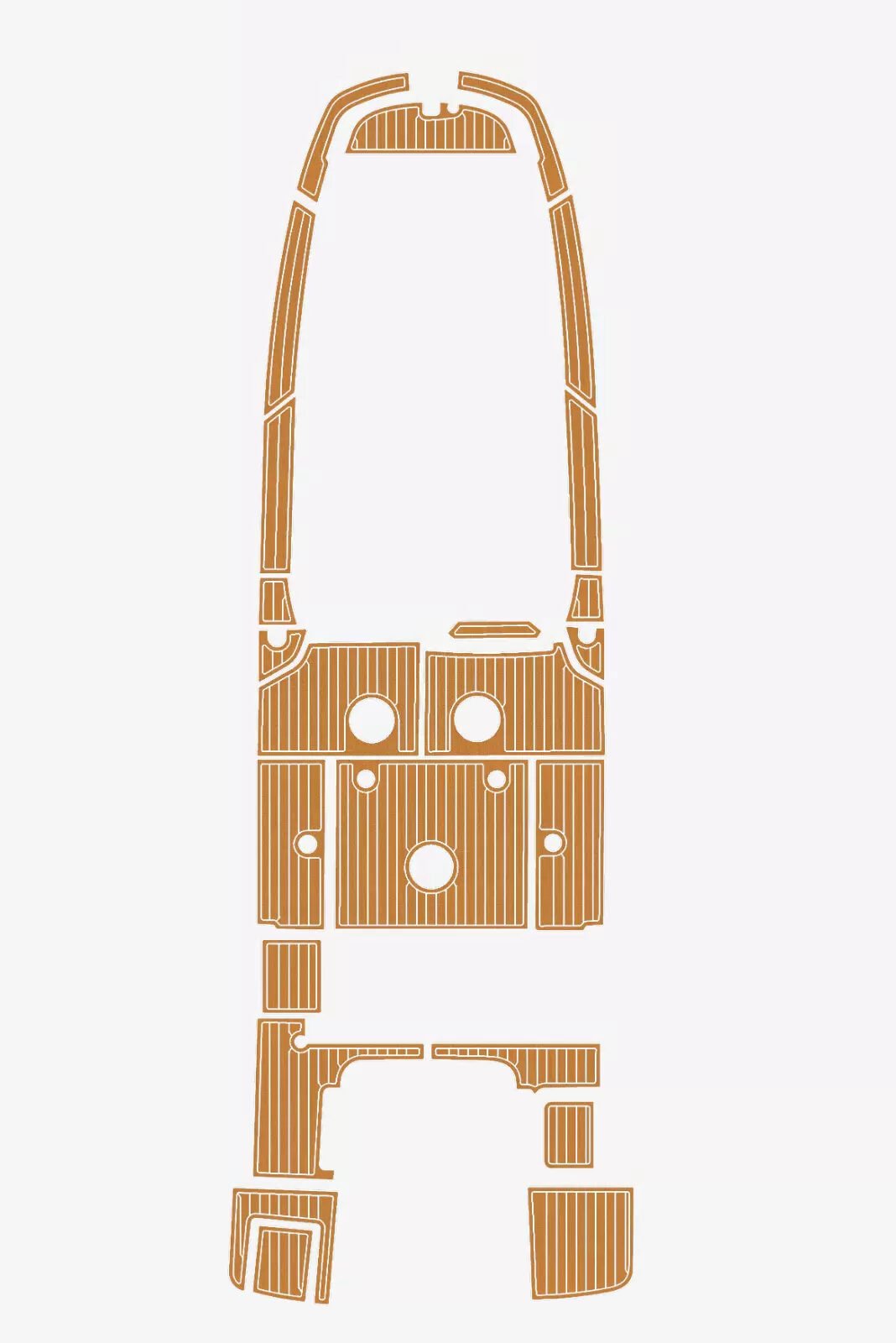 1 kit EVA Foam Boat flooring 2017 Benetau Flyer 8