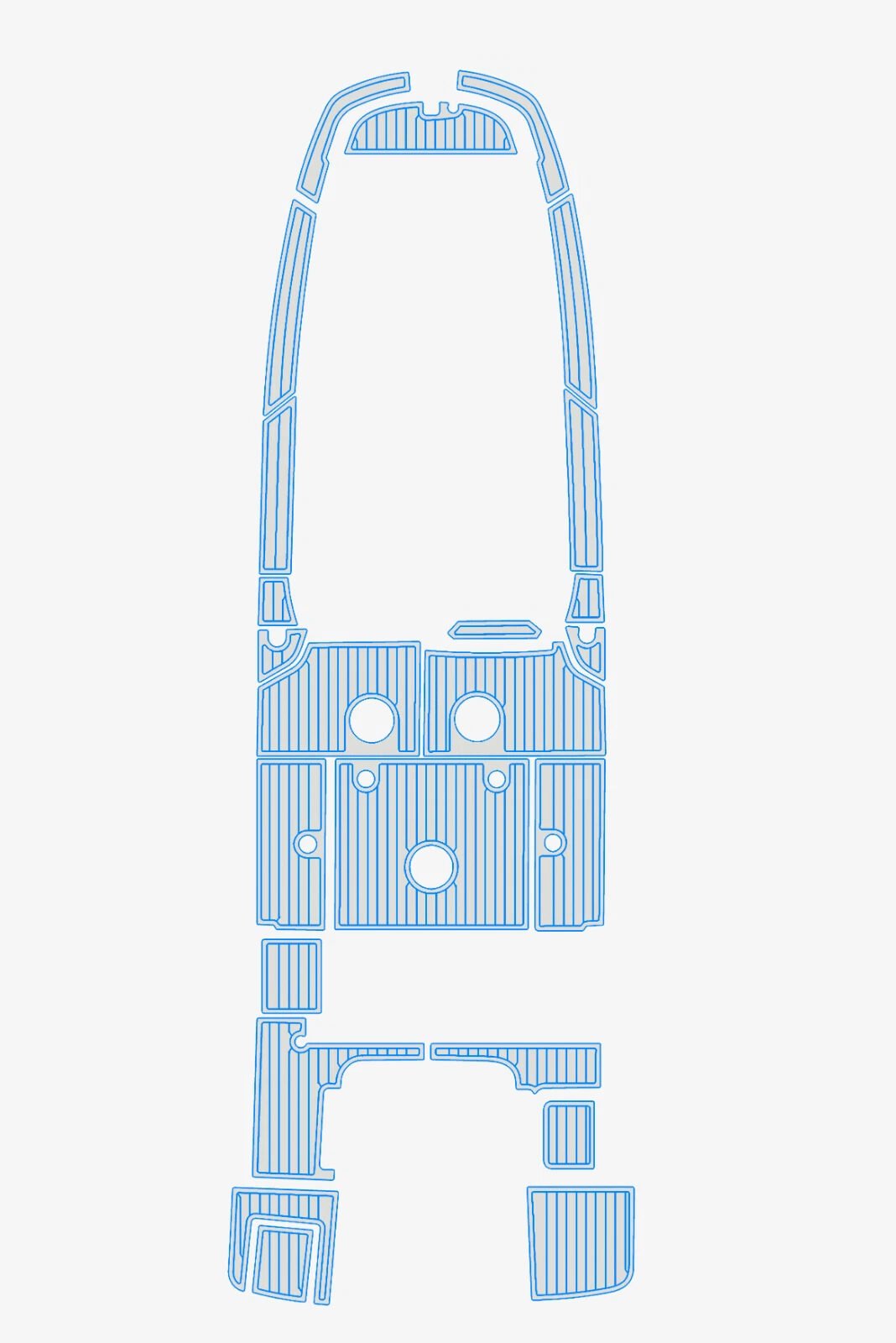 1 kit EVA Foam Boat flooring 2017 Benetau Flyer 8