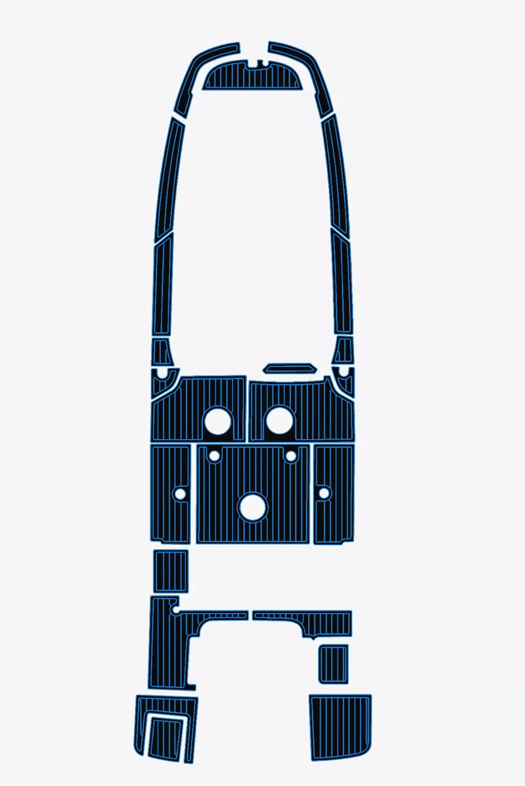 1 kit EVA Foam Boat flooring 2017 Benetau Flyer 8