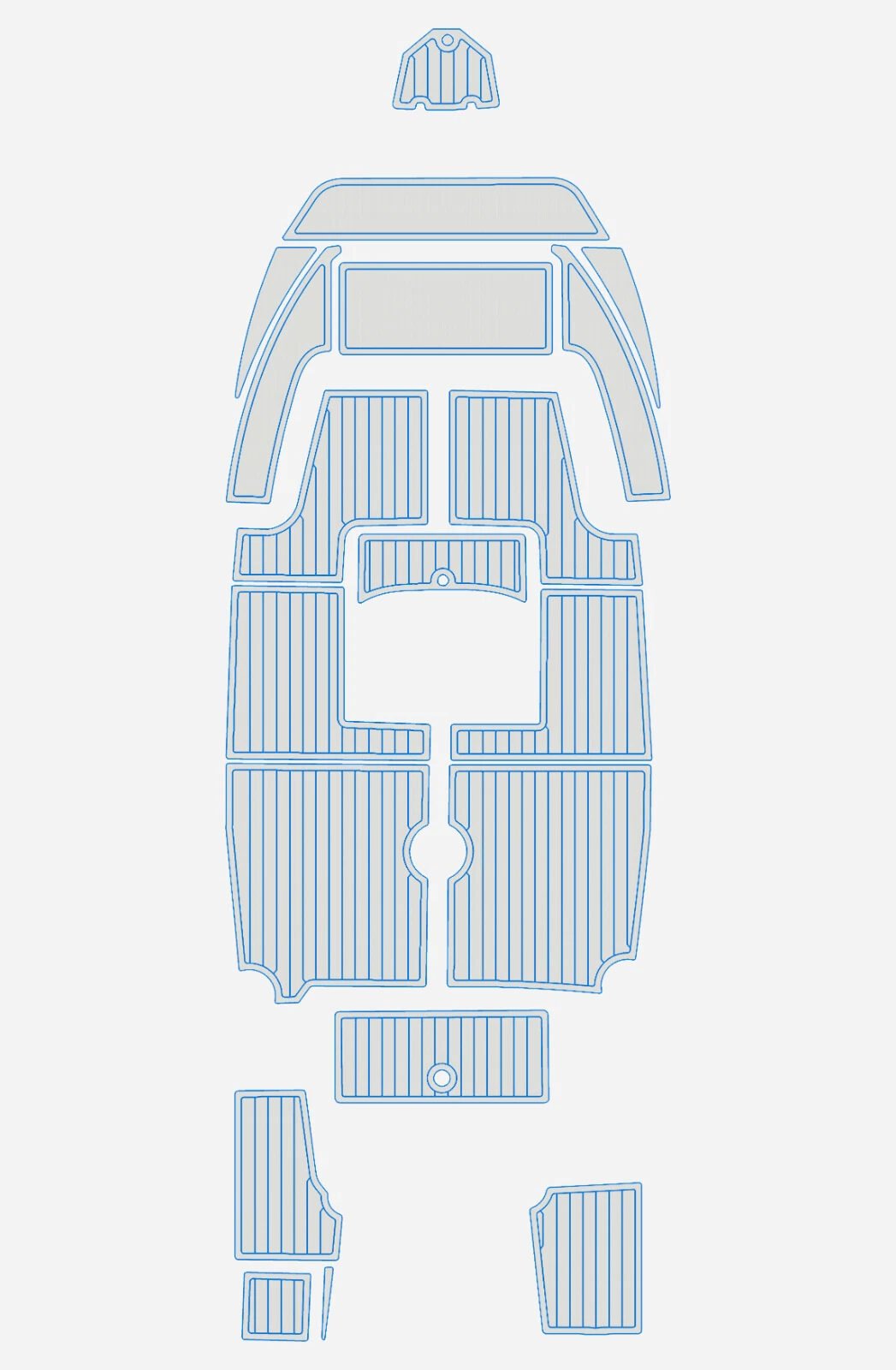 EVA Foam Boat flooring 2020 Astilux Open 600 (16) 1 kit EVA Foam Boat flooring 2020 Astilux Open 600