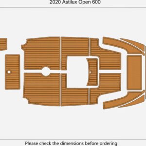 EVA Foam Boat flooring 2020 Astilux Open 600 (2) 1 kit EVA Foam Boat flooring 2020 Astilux Open 600
