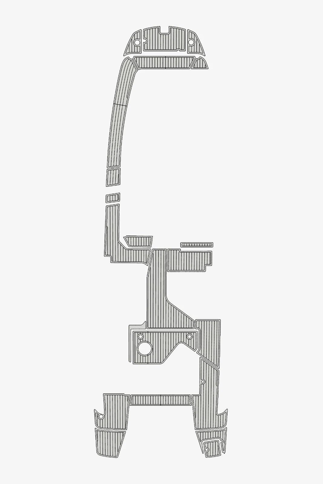 1 kit EVA Foam Boat flooring 2020 Benetau Flyer 10