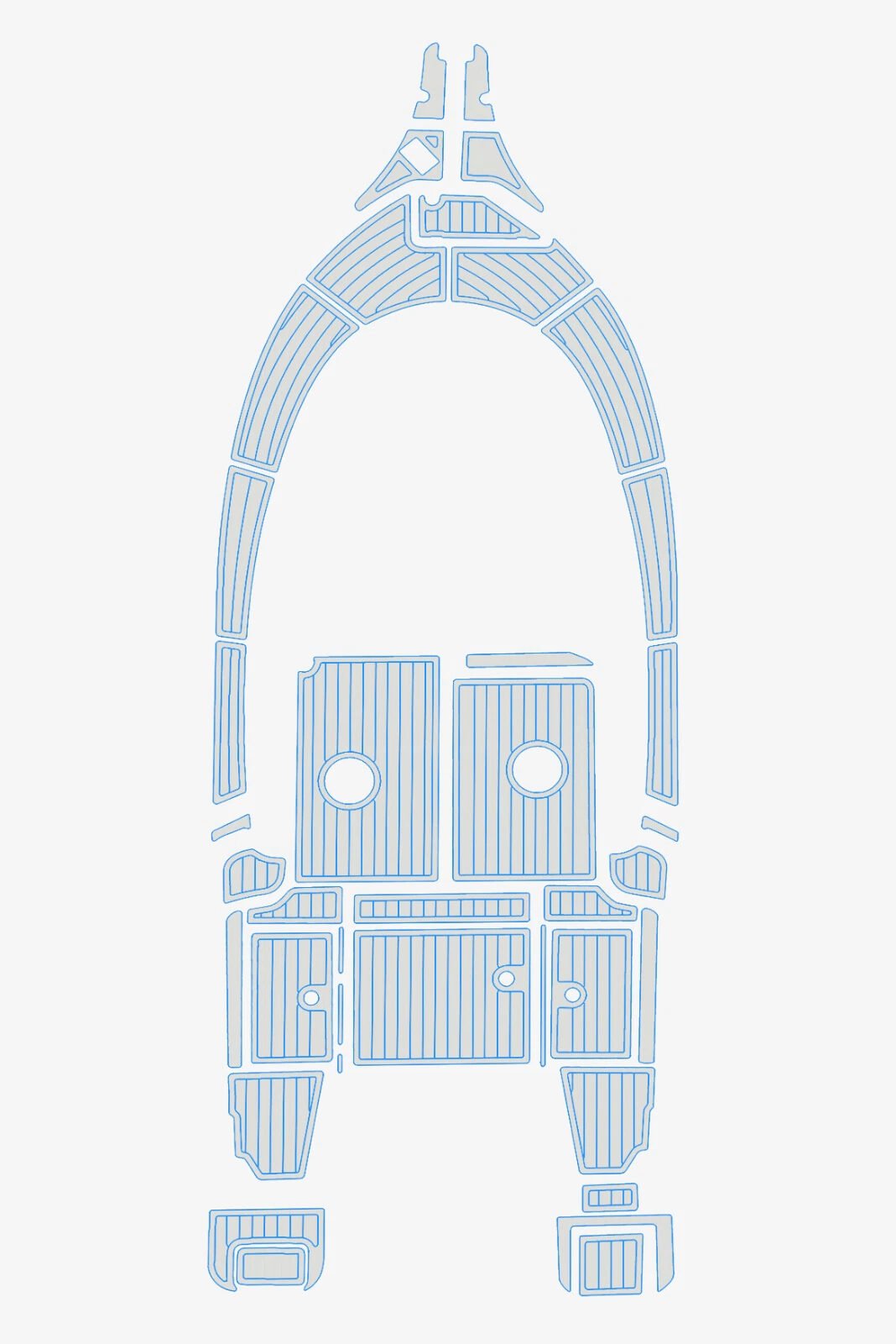 1 kit EVA Foam Boat flooring 2023 Astilux Fisher 650