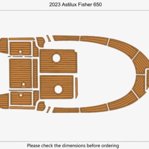 1 kit EVA Foam Boat flooring 2023 Astilux Fisher 650