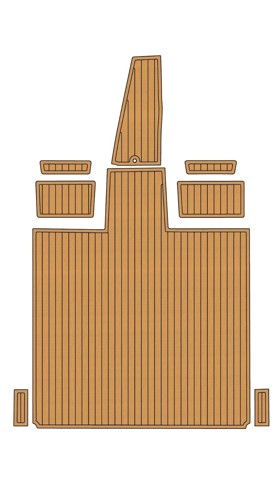 EVA Foam Faux teak flooring 2002 Active Thunder 37 Excess (1) 1 kit EVA Foam Faux teak flooring 2002 Active Thunder 37 Excess