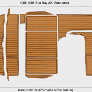 1 kit EVA Foam boat decking 1995-1996 Sea Ray 290 Sundancer