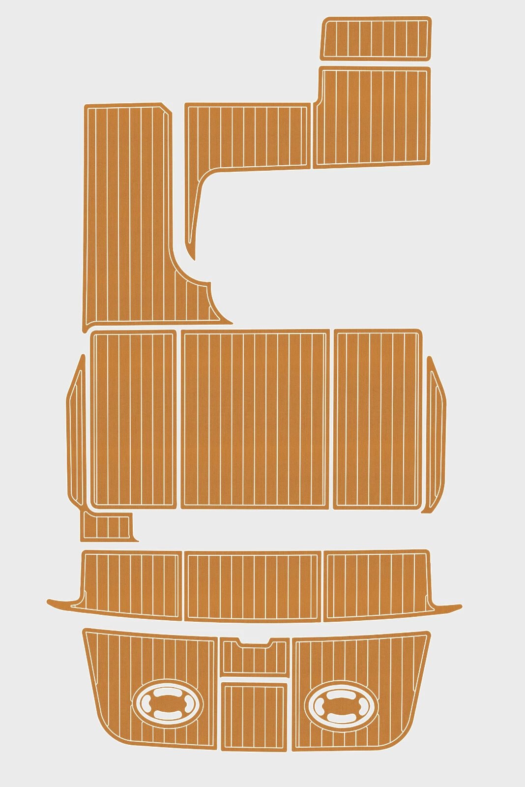 1 kit EVA Foam boat decking 1995-1996 Sea Ray 290 Sundancer