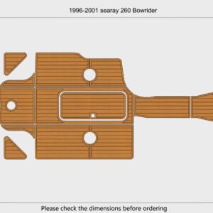 EVA Foam boat flooring 1996-2001 sea ray 260 Bowrider (1) 1 kit EVA Foam boat flooring 1996-2001 sea ray 260 Bowrider