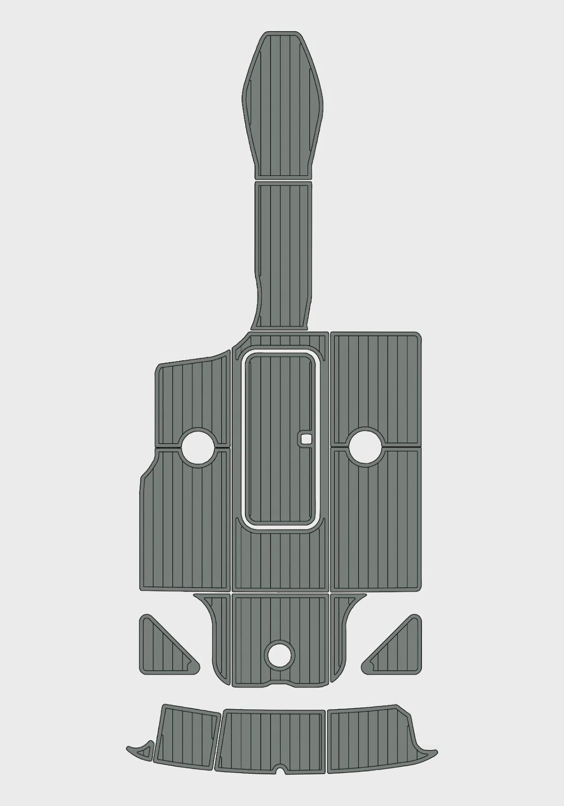 EVA Foam boat flooring 1996-2001 sea ray 260 Bowrider (6) 1 kit EVA Foam boat flooring 1996-2001 sea ray 260 Bowrider