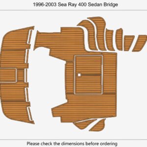 1 Kit EVA Foam boat flooring 1996-2003 Sea Ray 400 Sedan Bridge
