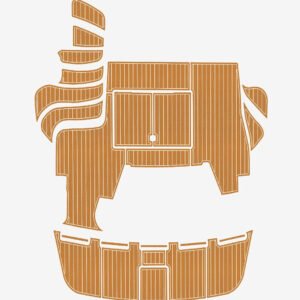 1 Kit EVA Foam boat flooring 1996-2003 Sea Ray 400 Sedan Bridge