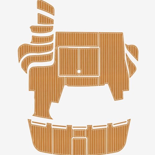 1 Kit EVA Foam boat flooring 1996-2003 Sea Ray 400 Sedan Bridge