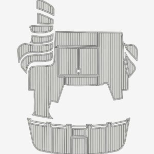 1 Kit EVA Foam boat flooring 1996-2003 Sea Ray 400 Sedan Bridge