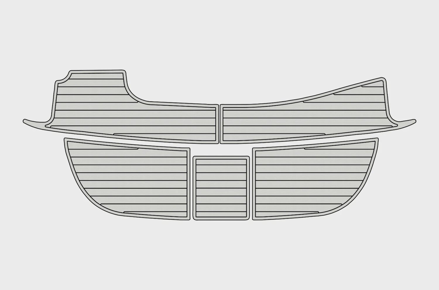 1 Kit EVA Foam boat flooring 1997-1999 Sea Ray 330 Sundancer