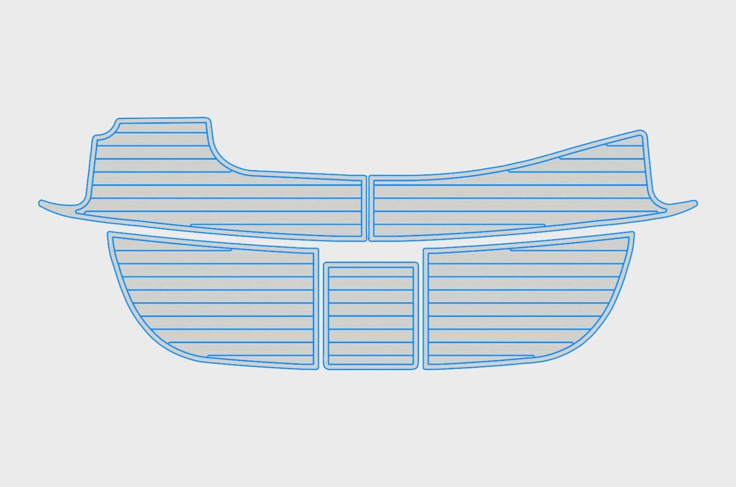 1 Kit EVA Foam boat flooring 1997-1999 Sea Ray 330 Sundancer