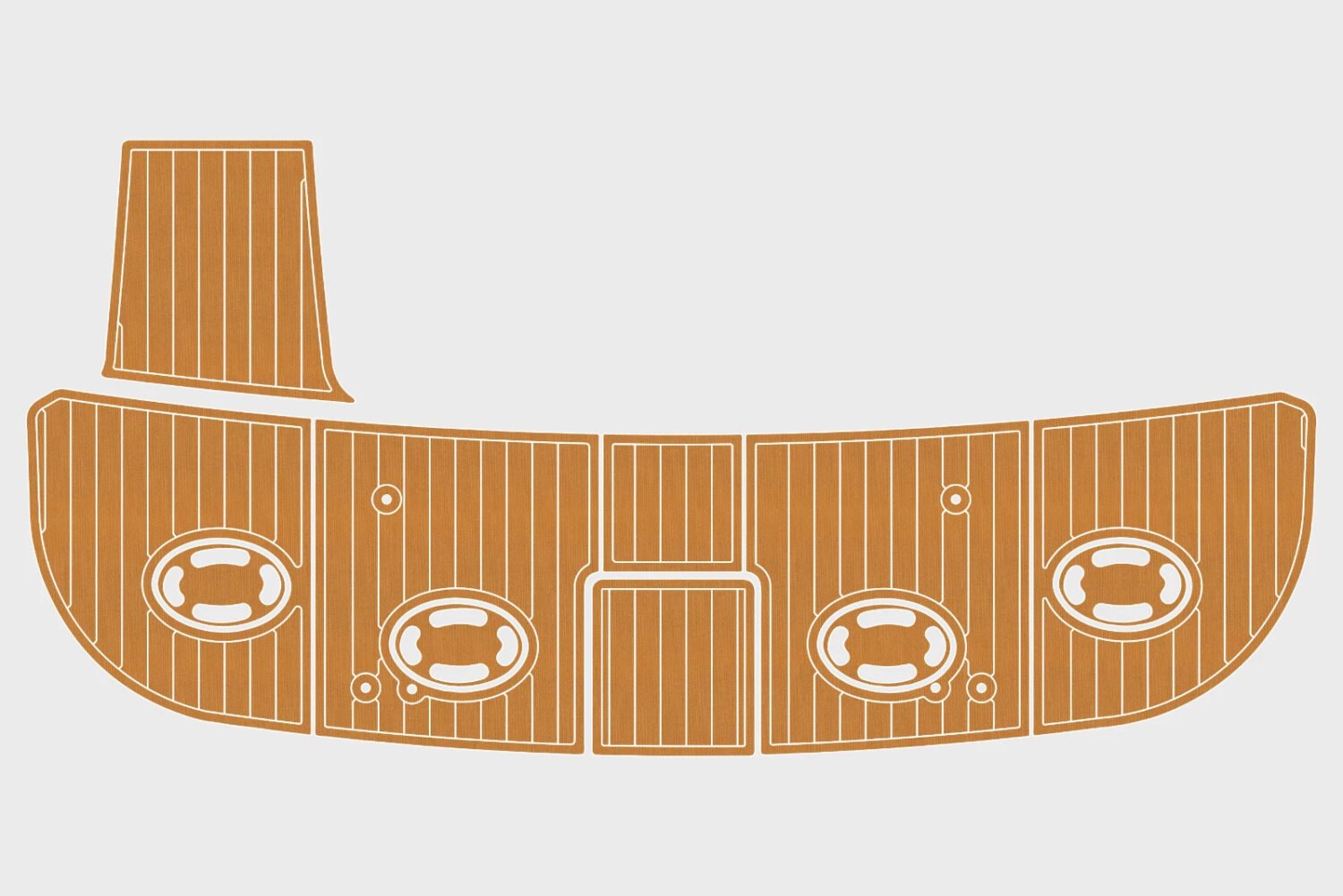 1 kit EVA Foam boat flooring 1998-1999 Sea Ray 480 Sedan Bridge