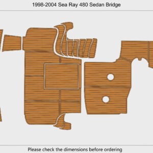 1 kit EVA Foam boat flooring 1998-2004 Sea Ray 480 Sedan Bridge