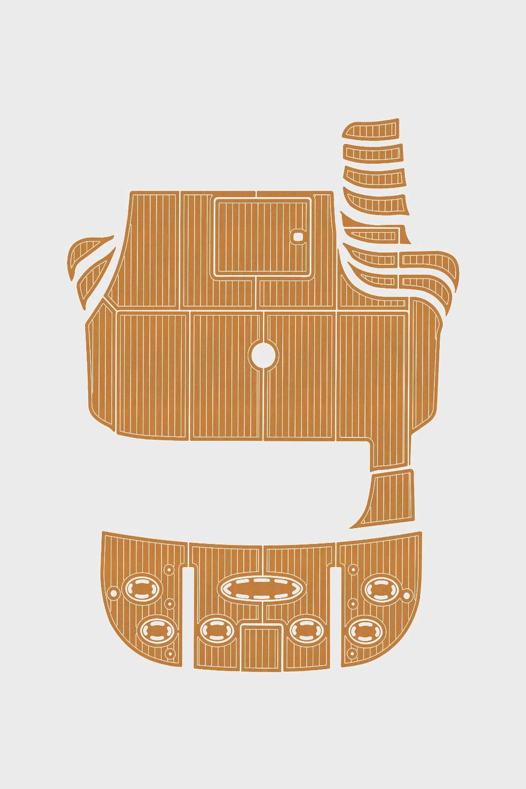 1 kit EVA Foam boat flooring 1998-2004 Sea Ray Sedan 560 Bridge