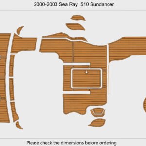 EVA Foam boat flooring 2000-2003 Sea Ray 510 Sundancer (1) 1 Kit EVA Foam boat flooring 2000-2003 Sea Ray 510 Sundancer