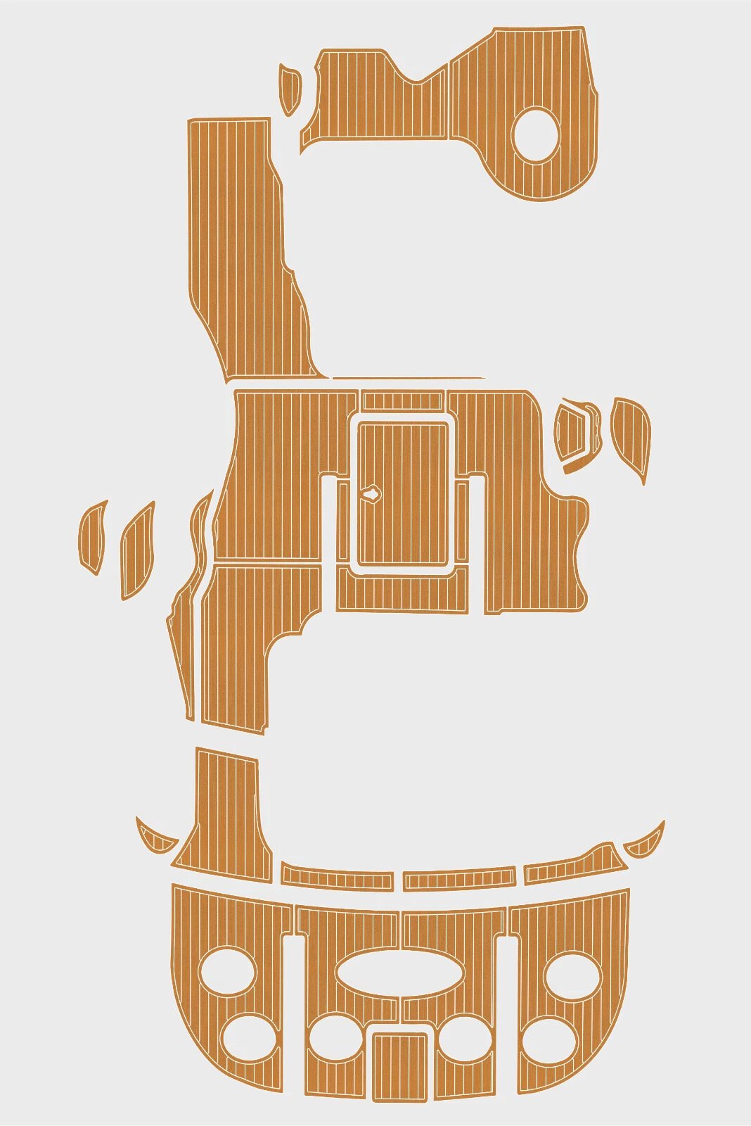 EVA Foam boat flooring 2000-2003 Sea Ray 510 Sundancer (4) 1 Kit EVA Foam boat flooring 2000-2003 Sea Ray 510 Sundancer