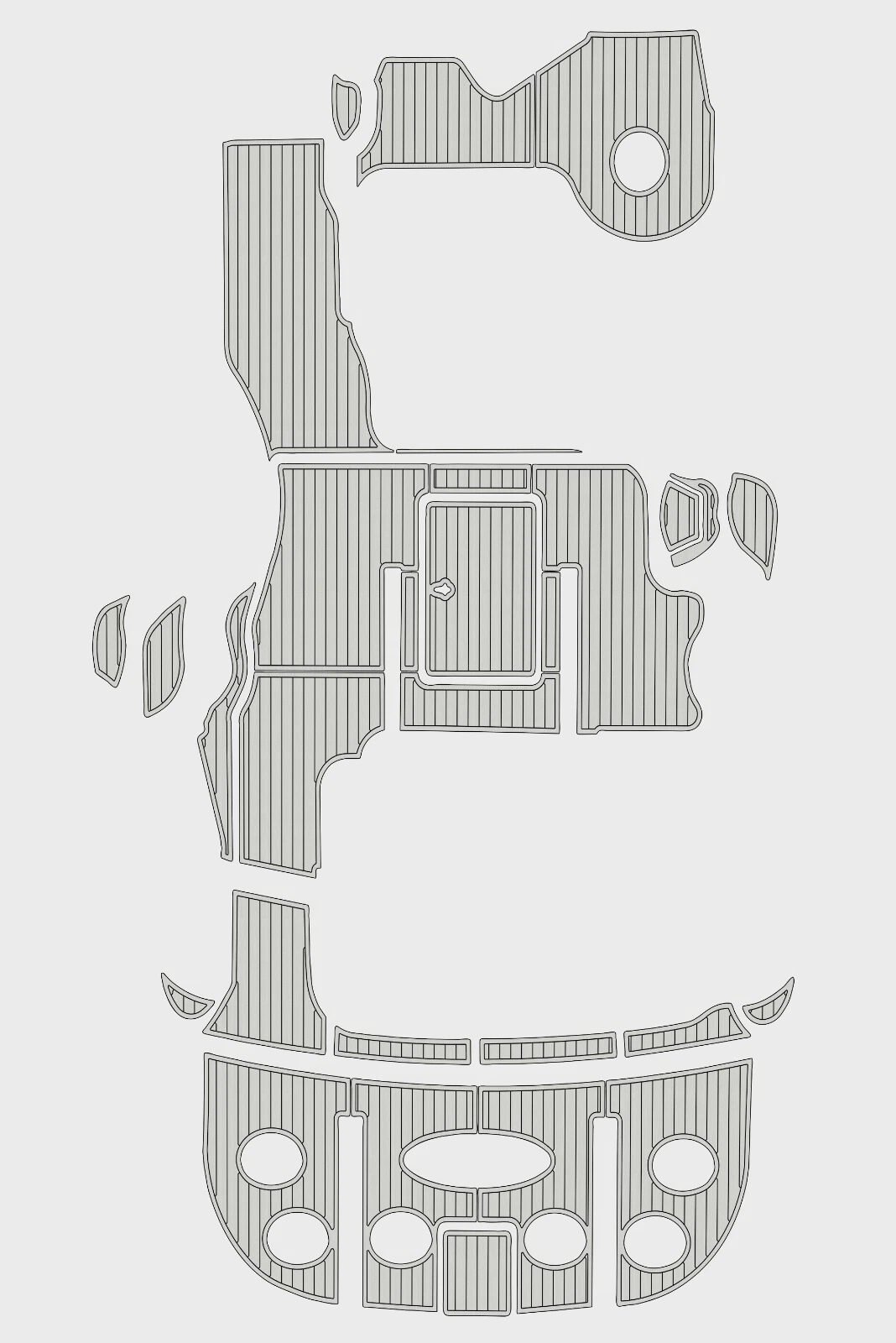 EVA Foam boat flooring 2000-2003 Sea Ray 510 Sundancer (8) 1 Kit EVA Foam boat flooring 2000-2003 Sea Ray 510 Sundancer